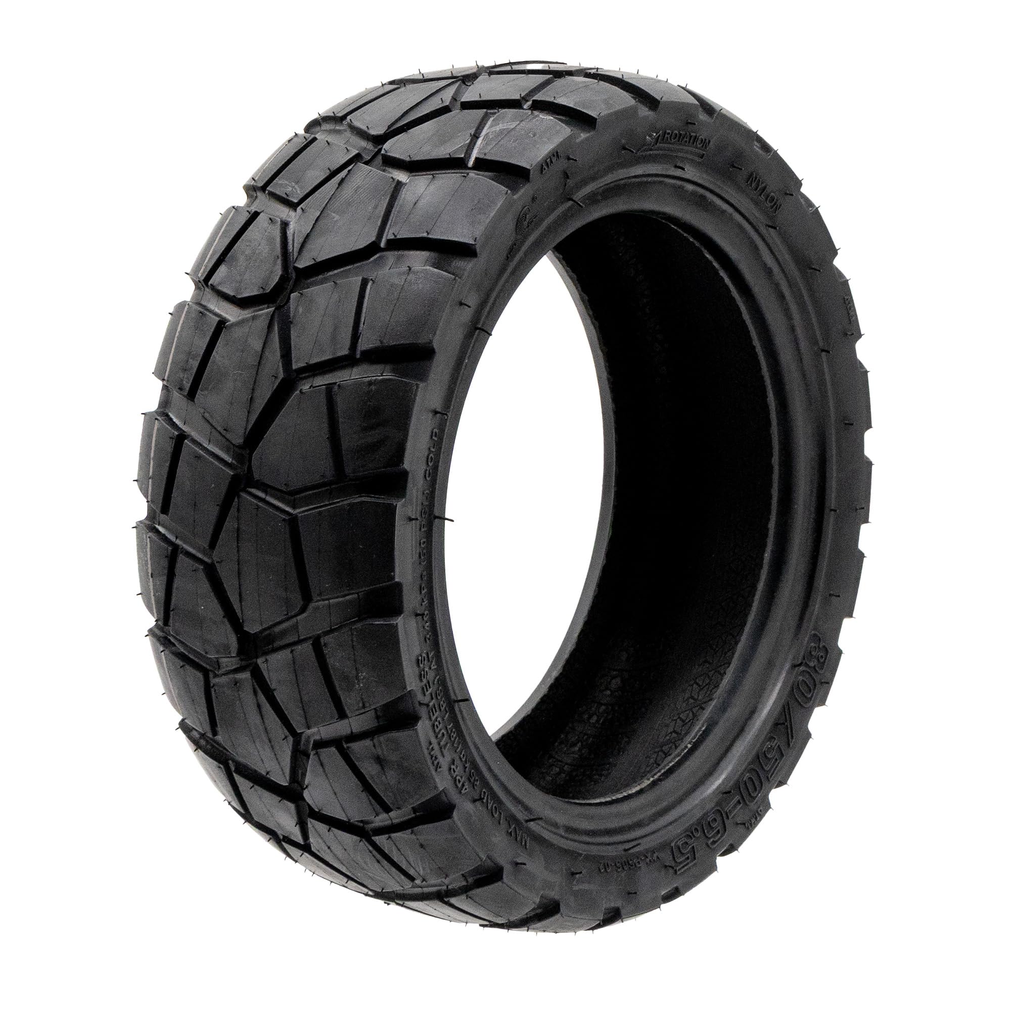 eWheel Pneumatico tubeless 80/50 6.5 Ewheel Rhinotrack Runflat per scooter elettrico ad alta resistenza per uso quotidiano migliore presa e stabilità in viaggio urbano