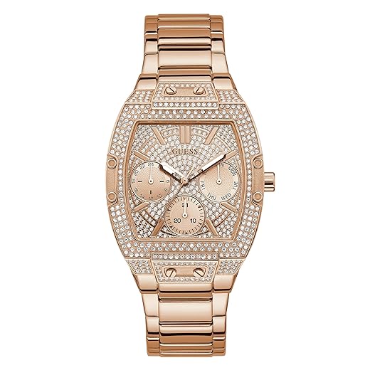 GUESS Raven Collection Analog Rose Gold