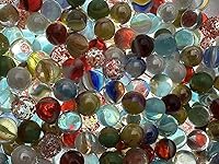 Vista 5 de ~Glass Pee Wee - Canicas de 0.472 in (juego de 50) de surtido aleatorio a granel, decoración, relleno de jarrón, acuario