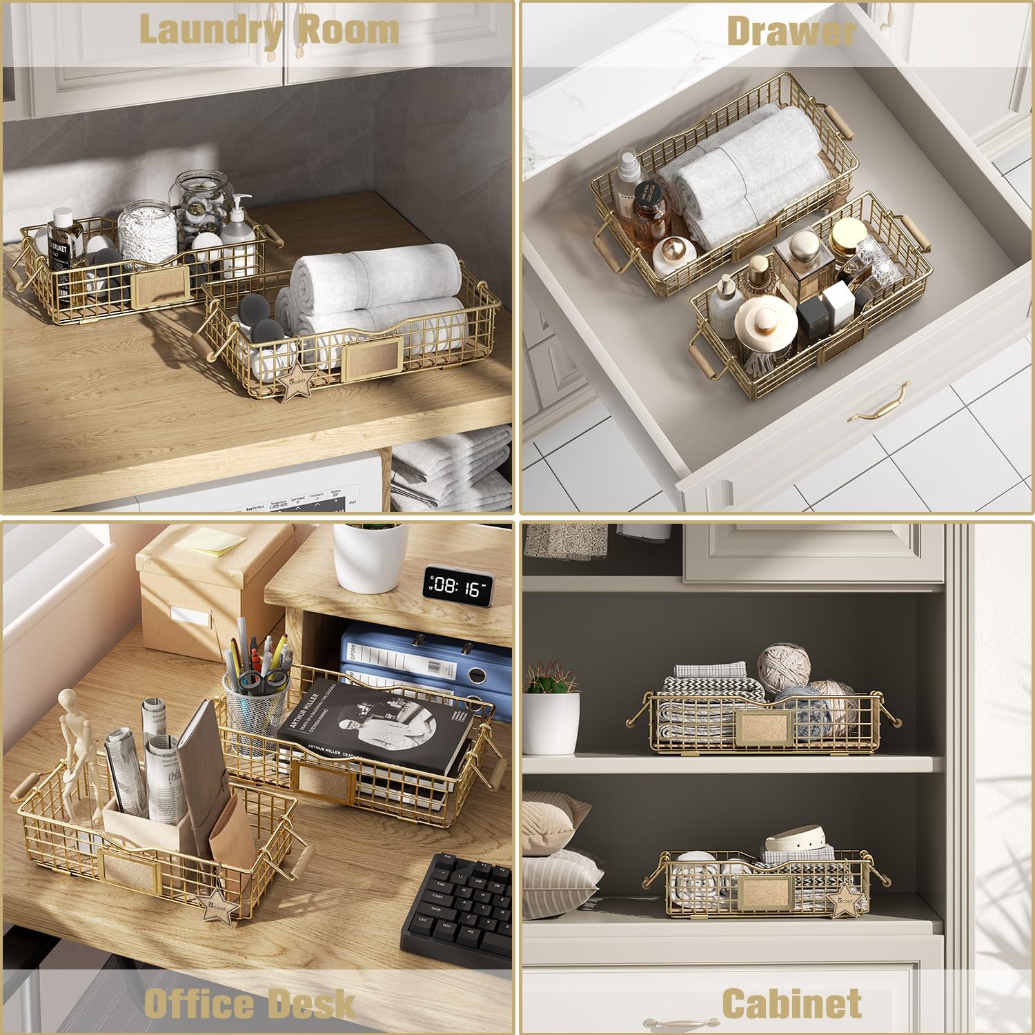 Qcold Bathroom Organizer Basket, Bathroom Organizers and Storage