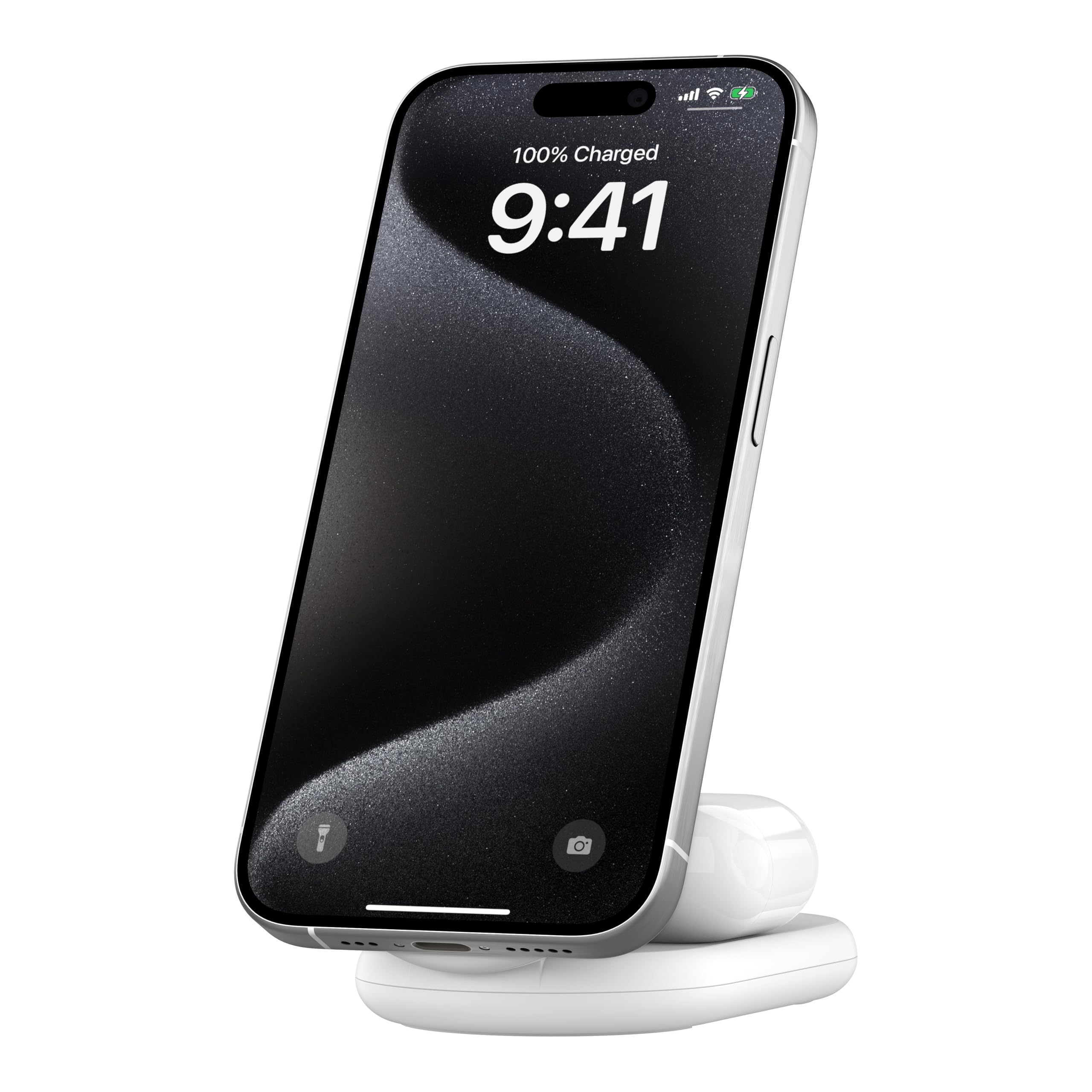 Belkin MagSafe Qi2 Wireless Charger | 2-in-1 Magnetic Foldable 15W | F