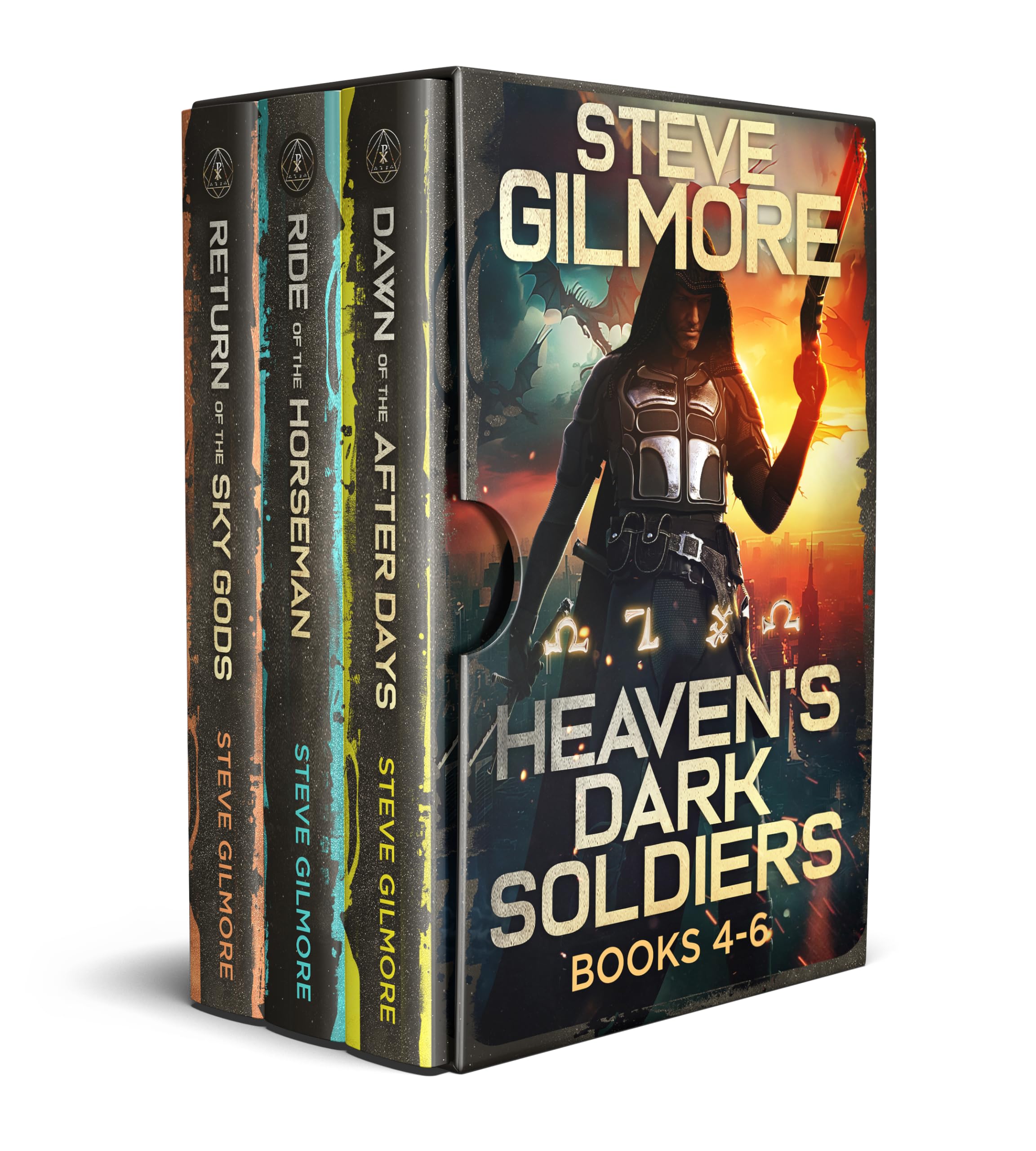 Book cover for Heaven's Dark Soldiers Boxset 2: Books 4-6