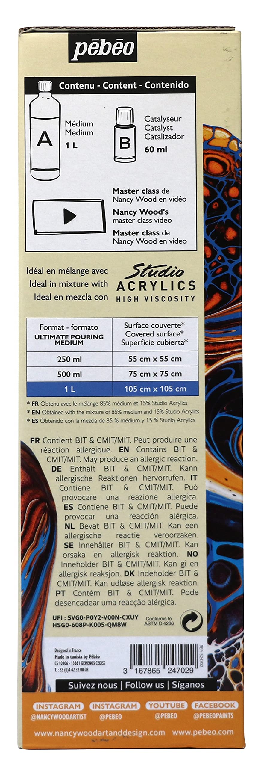 Pebeo 524702 Ausgießen Ultimatives Gießmittel, durchsichtig, 2 Count (Pack of 1)