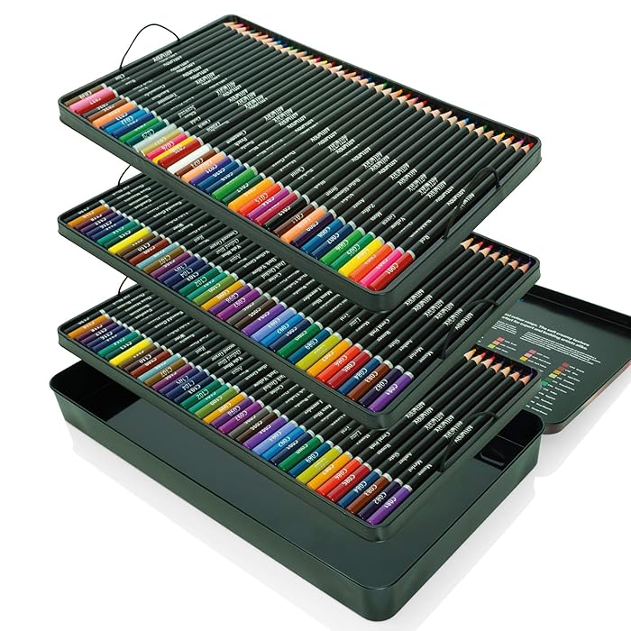 Buy Artworx Premium Artist's Colouring Pencils Tin 120 Coloured Set