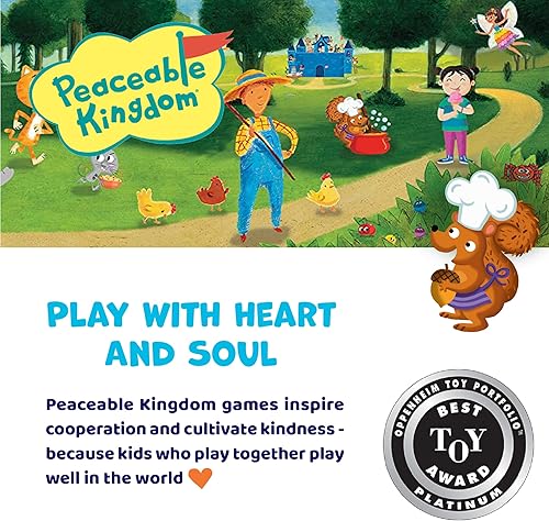 Miniatura 7 de Peaceable Kingdom Juego de sopa de bellota - Juegos educativos para niños pequeños, incluye instrucciones y guía para padres - 2 años en adelante
