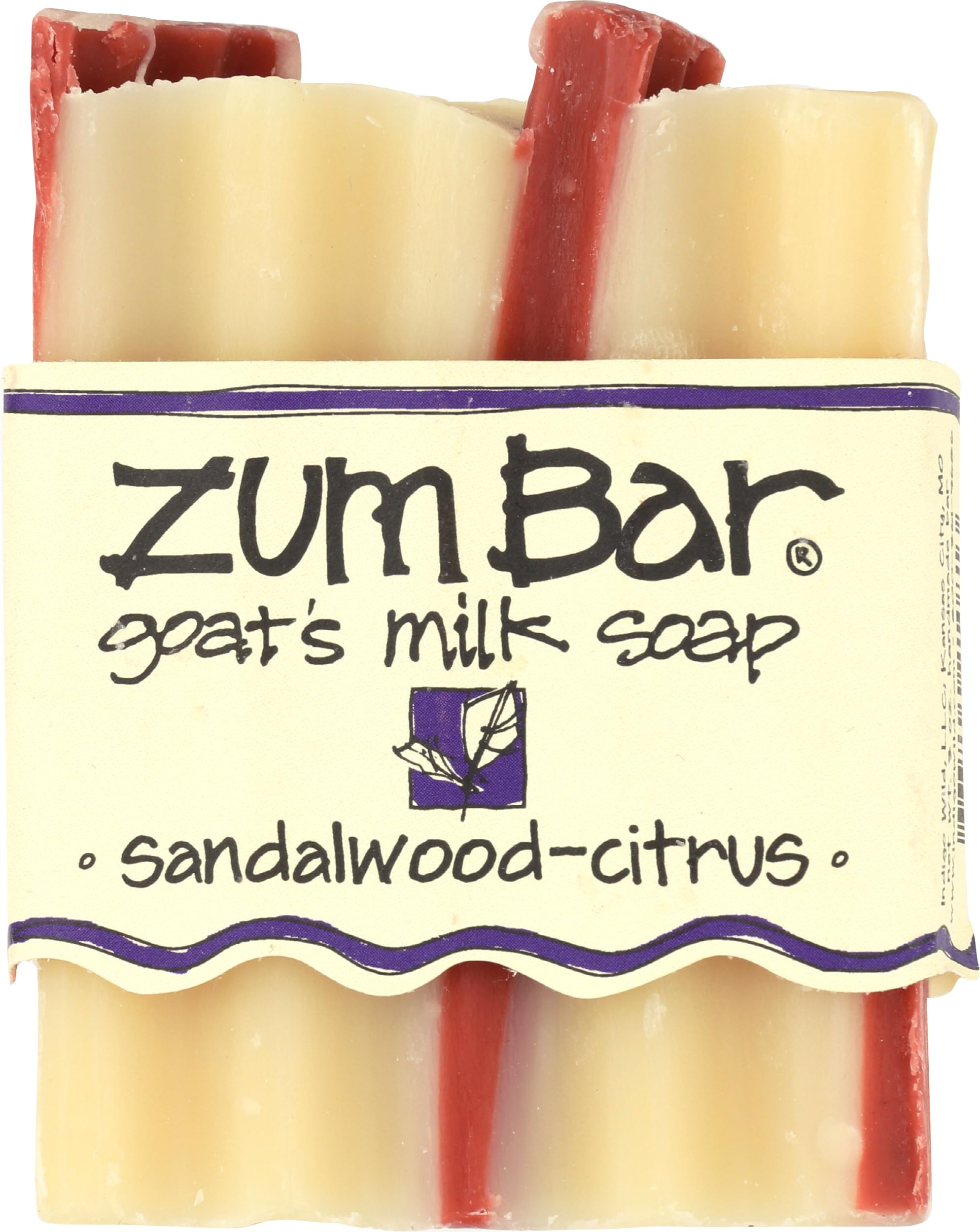 ZUM Sandalwood Citrus Soap Bar, 3 OZ
