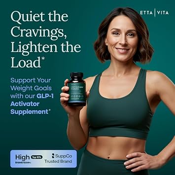 GLP-1 Activator Probiotic Carb Blocker Supplement for Weight Loss, Gut Health, Energy & Metabolic Support Akkermansia, Berberine, Gymnema, Resveratrol, EGCG & Hops Appetite Control for Women & Men