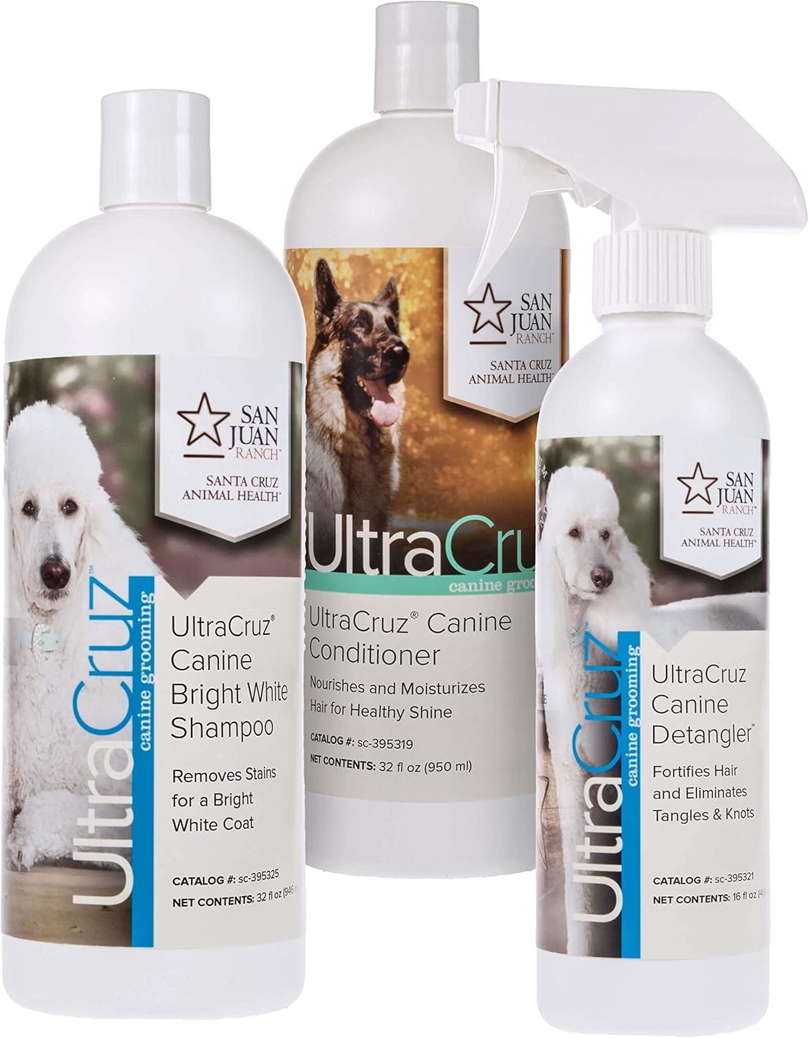 UltraCruz Canine Bright White Dog Shampoo & Conditioner