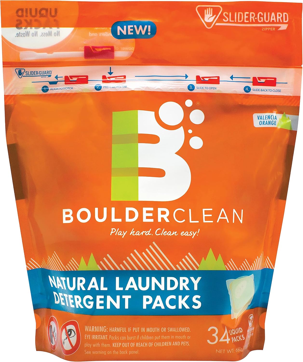 Boulder Clean Natural laundry detergent packs, 34 Count Amazon.ca