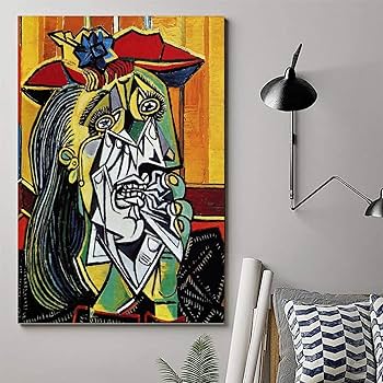 Amazon.co.jp: パブロ・ピカソ(Pablo Picasso) 名作 泣く女
