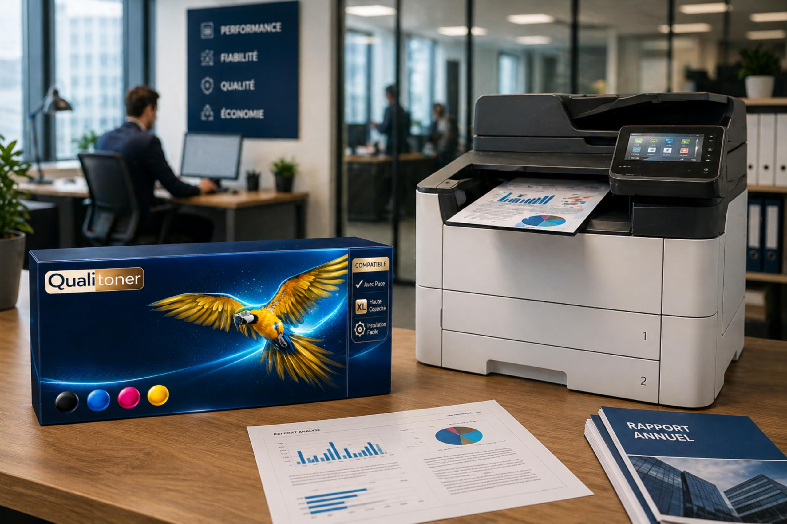 Bac de récupération de Toner usagé Compatible Brother WT229CL 50000 Pages