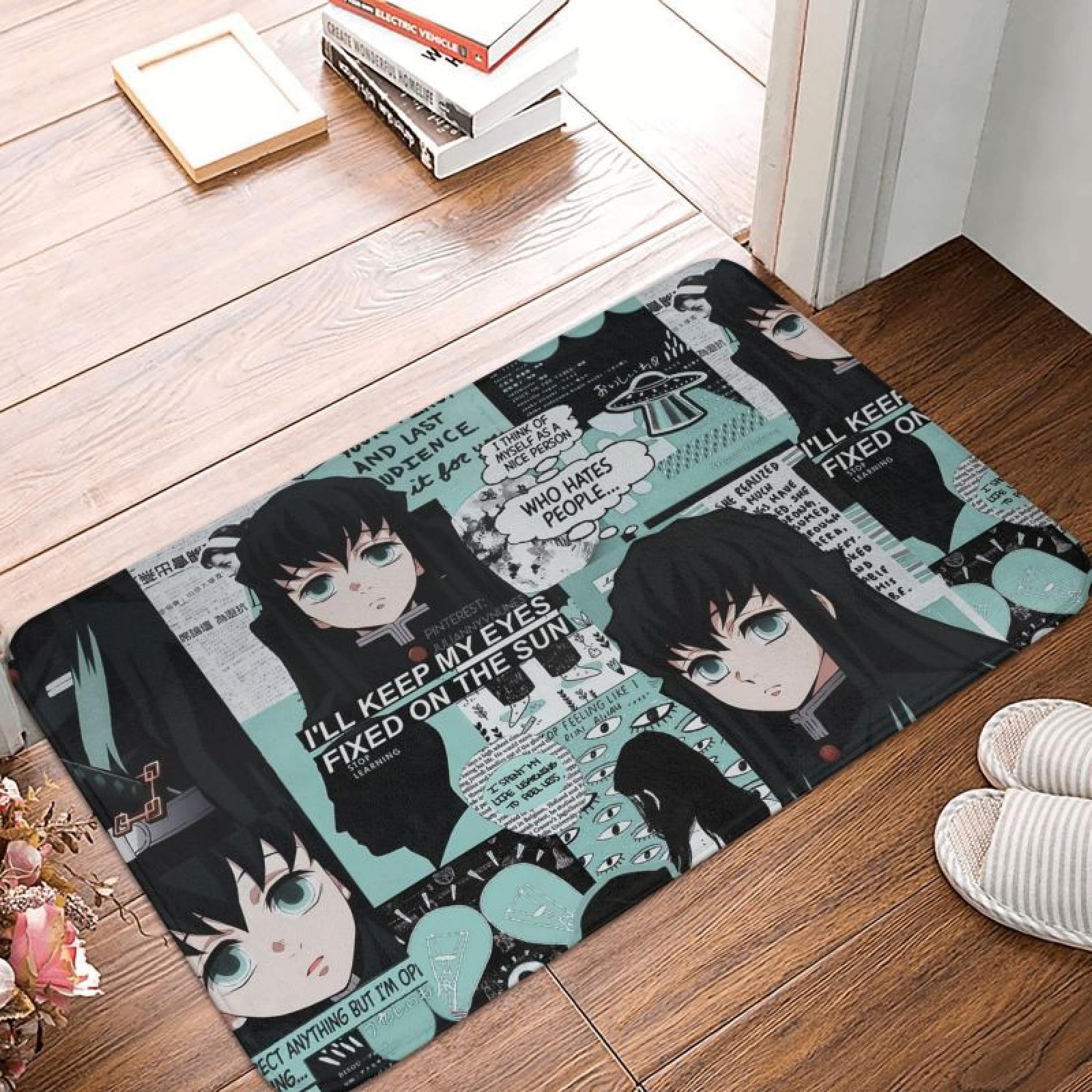 Paillasson Muichiro Tokito tapis de cuisine antidérapant cadeau idéal