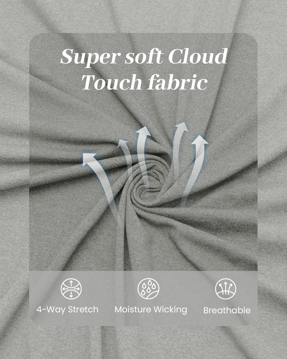 Women's Slim Fit Turtleneck Performance Base Layer - Mountain & Forest Print, Moisture-Wicking Long Sleeve Top - Image 4