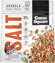 Granola GranoSquare SALT Tomate Defumado com Manjericão 200g