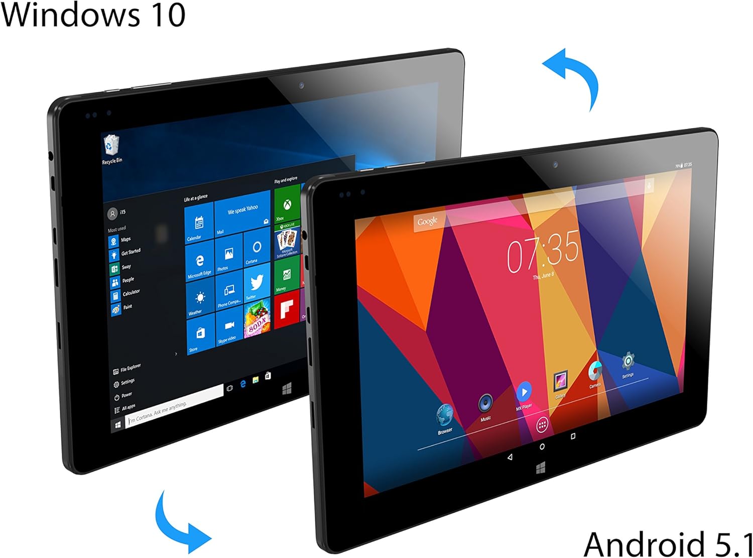 Alldocube Iwork10 Pro 2 In 1タブレットpc 10 1インチ 1920x1200 Ips Windows 10 Android 5 1 Atom X5 Z8350クアッドコアusbタイプ C Hdmi出力 キーボード付 Alldocube タブレット 通販 Amazon