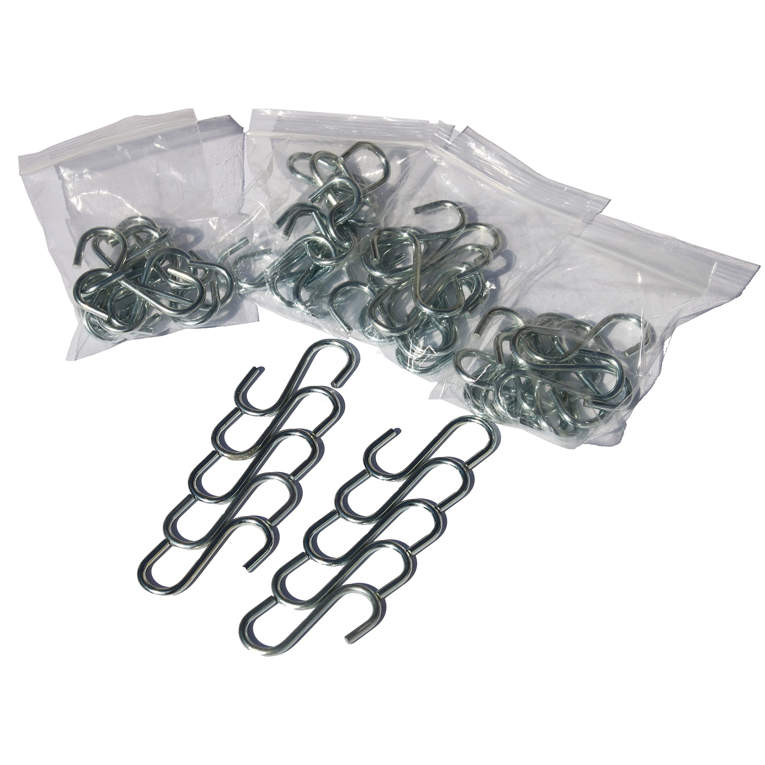 Lot De 50 Crochets En S En Fil - Longueur 120 Mm - Neuf Pour Bricolage