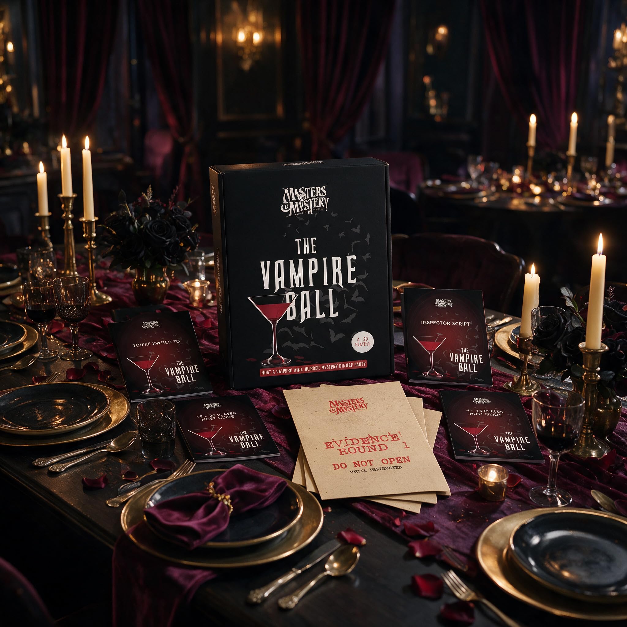 Masters of Mystery Vampire Ball Halloween Mord Mystery Jeu de fête