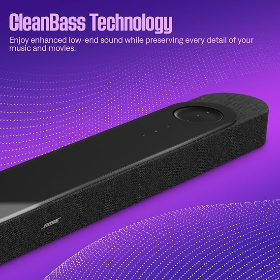 Bose New Lifestyle Ultra Soundbar, Wireless Home Soundbar for TV with Dolby Atmos, Surround Sound, Black