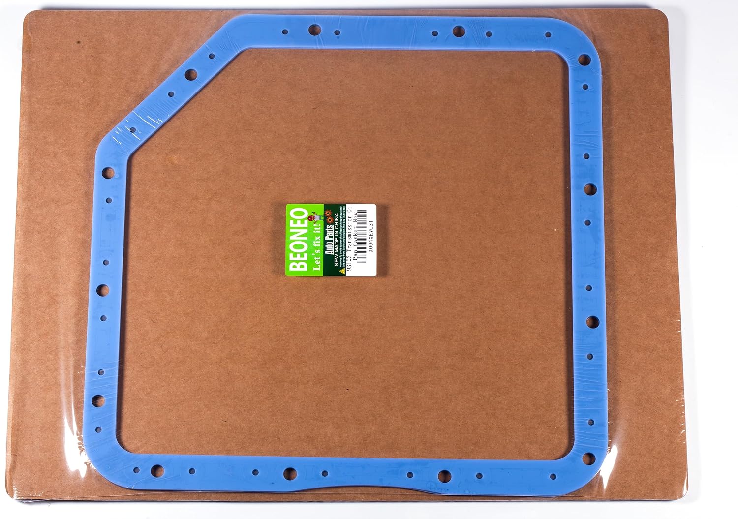 Transmission Oil Pan Gasket Fit for GM Turbo 350, Compatible with Moroso 93102. Upgraded with Steel Shim Inside, Made of High Durometer Vulcanized Rubber, Thicker, Better Sealing