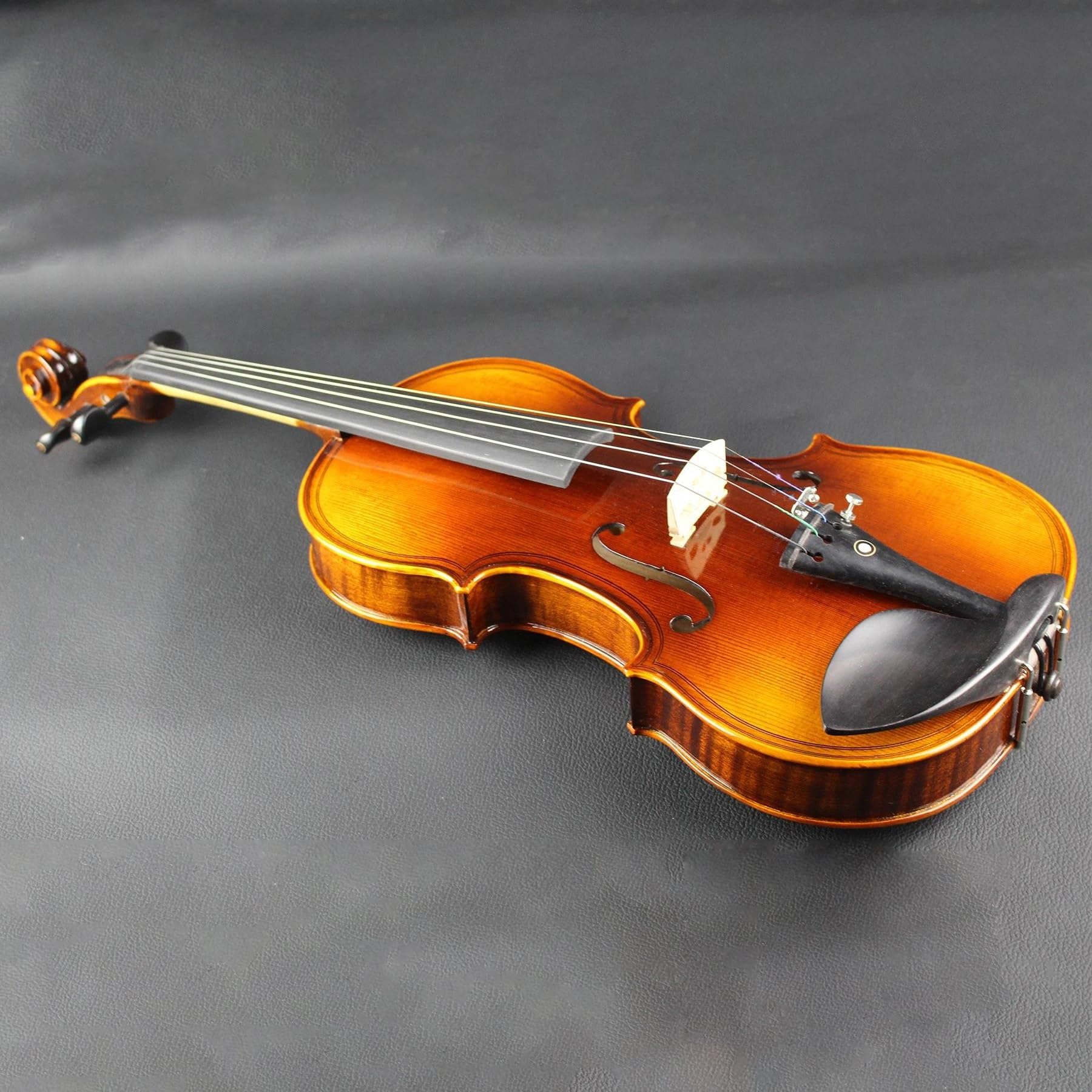 Kit Di Violino Professionale Custodia E Arco Per Violino Fatto A Mano Con Doppio Intarsio 4/4