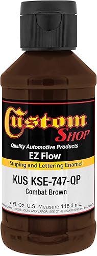 Vista 81 de Custom Shop KSE757-QP Triple Black - Pintura esmaltada EZ Flow a rayas y letras – 4 onzas