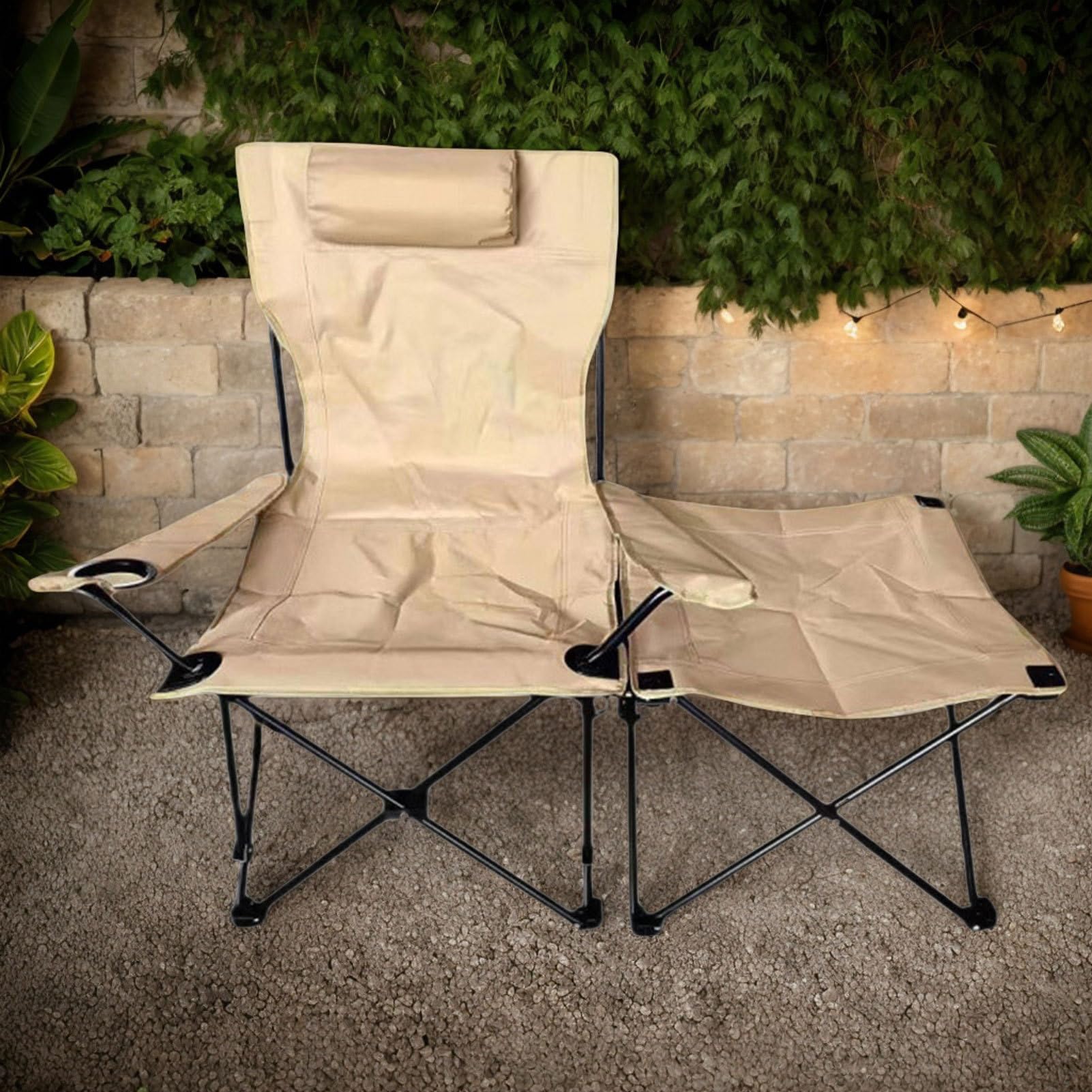 Sdraio Pieghevole Reclinabile Poltrona da Giardino per Adulti