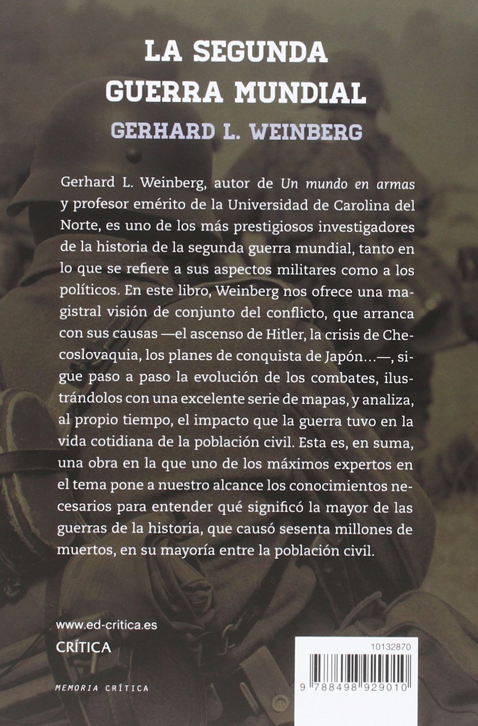 La segunda guerra mundial: Una historia esencial (Memoria Crítica)