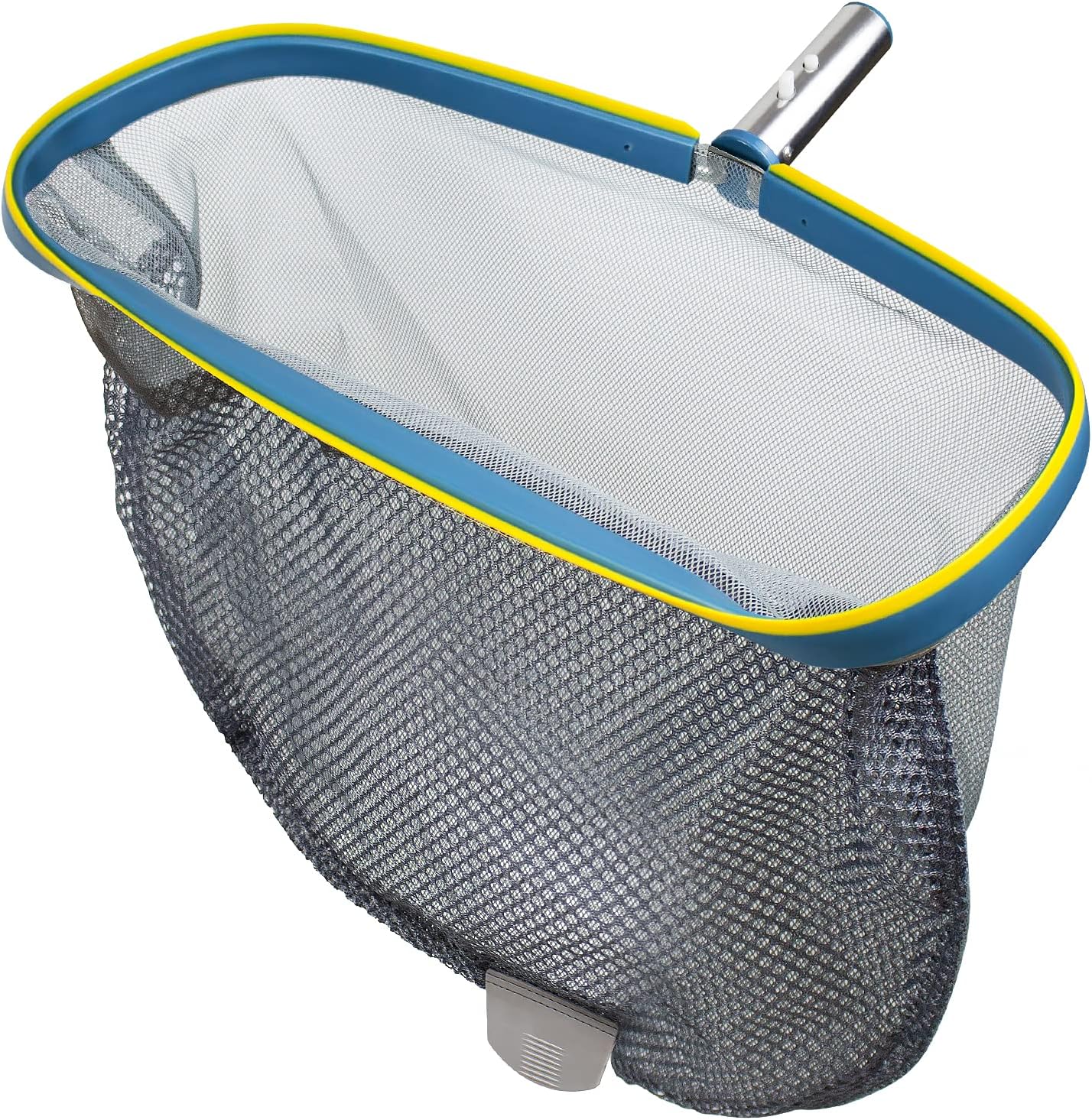YEECHUN Swimming Pool Skimmer Net, Commercial Grade 18" Leaf Rake Cleaning Tool with Deep Double-Stitched Net Bag - Strong Aluminum Frame for Faster Cleaning & Easier Debris Pickup and Removal : Patio, Lawn & Garden