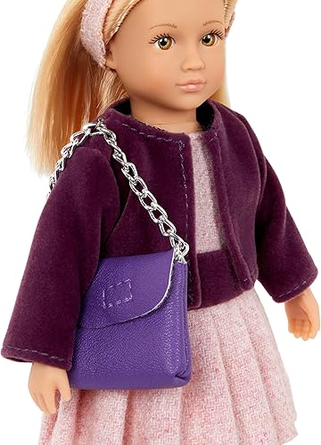 Miniatura 4 de Lori Mini muñeca y perro de juguete - Muñeca de 6 pulgadas y Golden Retriever - Set de juego con atuendo, animal y accesorios - Set de juego para