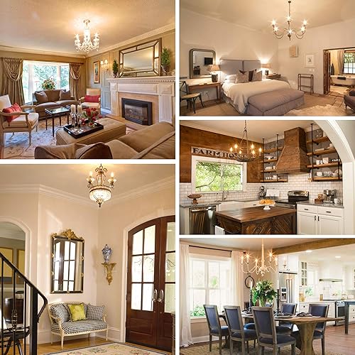 Miniatura 7 de DORESshop Bombillas LED de candelabro E12 regulables equivalentes a 40 W, 2700 K blanco cálido, bombillas LED de filamento transparente de 4.5 W,