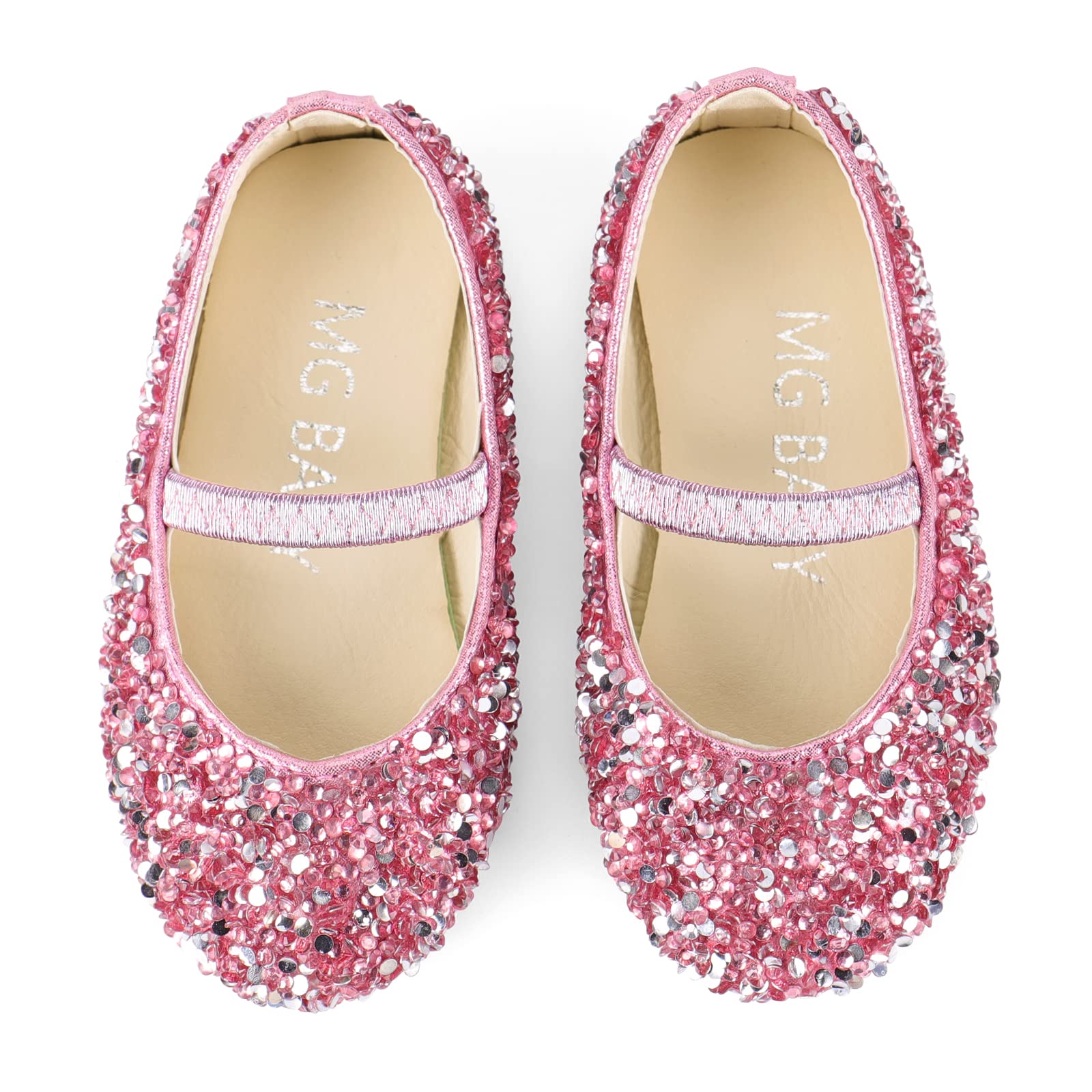 MK MATT KEELY Zapatos Princesa Niñas Bailarina de Vestir Disfraz de Fiesta Zapatilla de Ballet