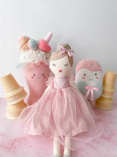 Miniatura 5 de MON AMI Valentina - Muñeca de peluche de 15 pulgadas, suave y elegante para niñas pequeñas, uso como juguete o decoración de habitación, gran regalo