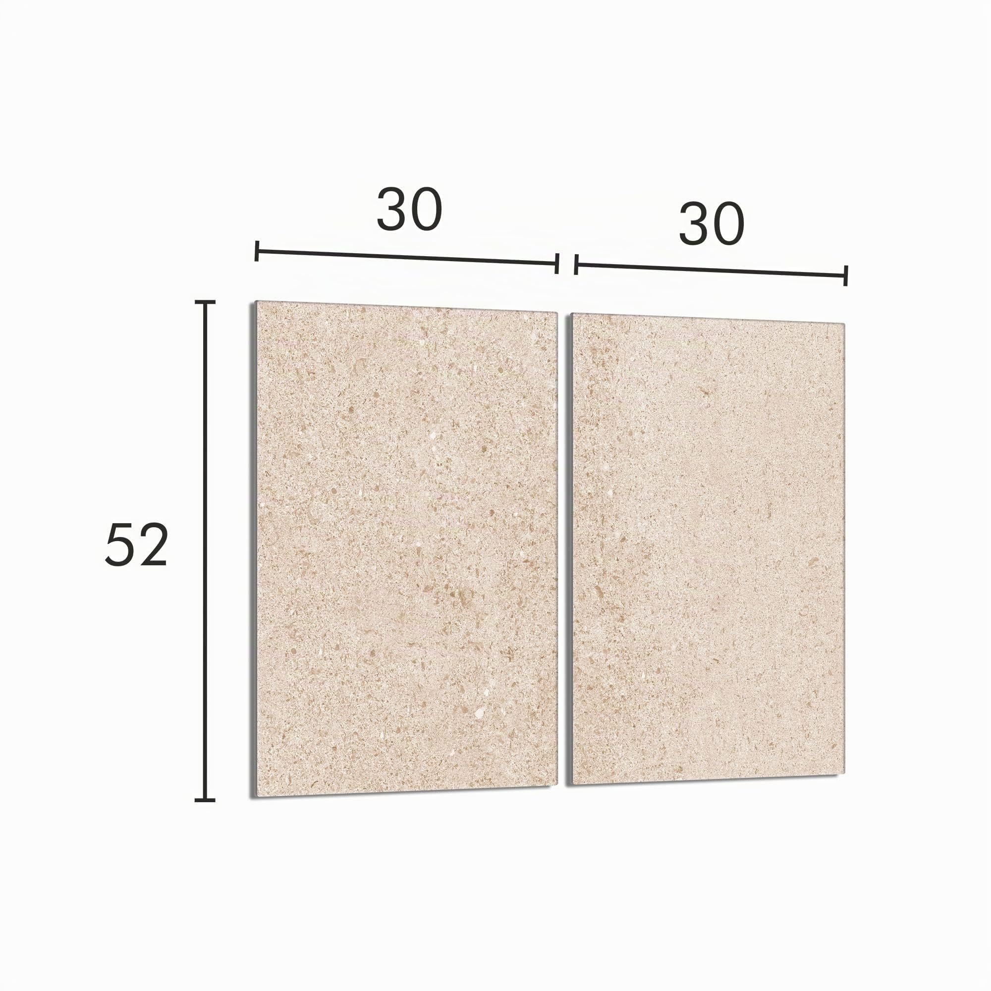Tabla de cortar decorativa de cristal templado y cubre vitro, Placa protectora de vitrocerámica 30 x 52 cm 2 piezas, para inducción, protección contra salpicaduras, decoración, BEIGE