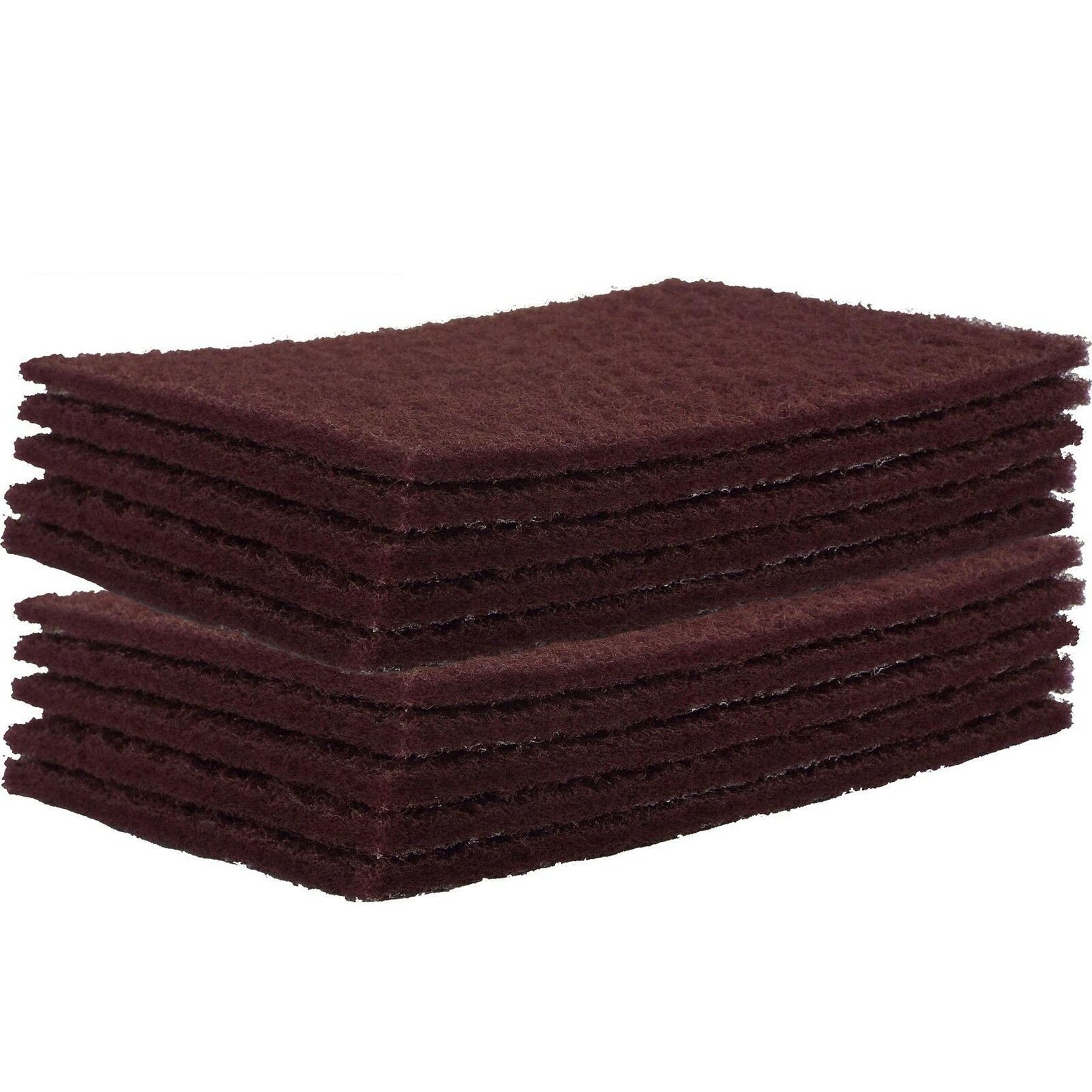 Mirka Mirlon Scotchbrite Clean & Finishing Hand Pads Red Very Fine P360 Fine Grit [150mm x 230mm] 150x230mm Pads Box of 10 Scotch Brite Automotive Sanding Pads