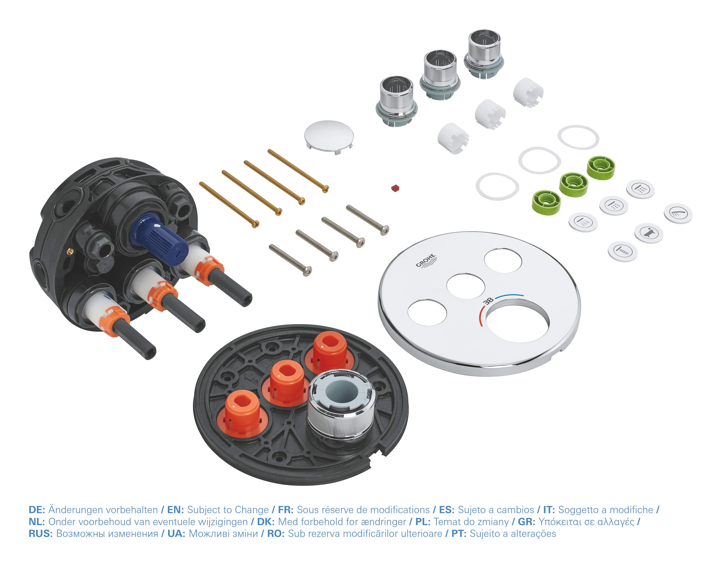 GROHE 29121000 Grohtherm SmartControl Thermostat Concealed Round