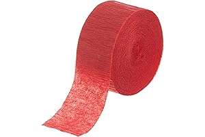 Premium Red Crepe Paper Streamer: Vibrant Decor for Unforgettable Occasions