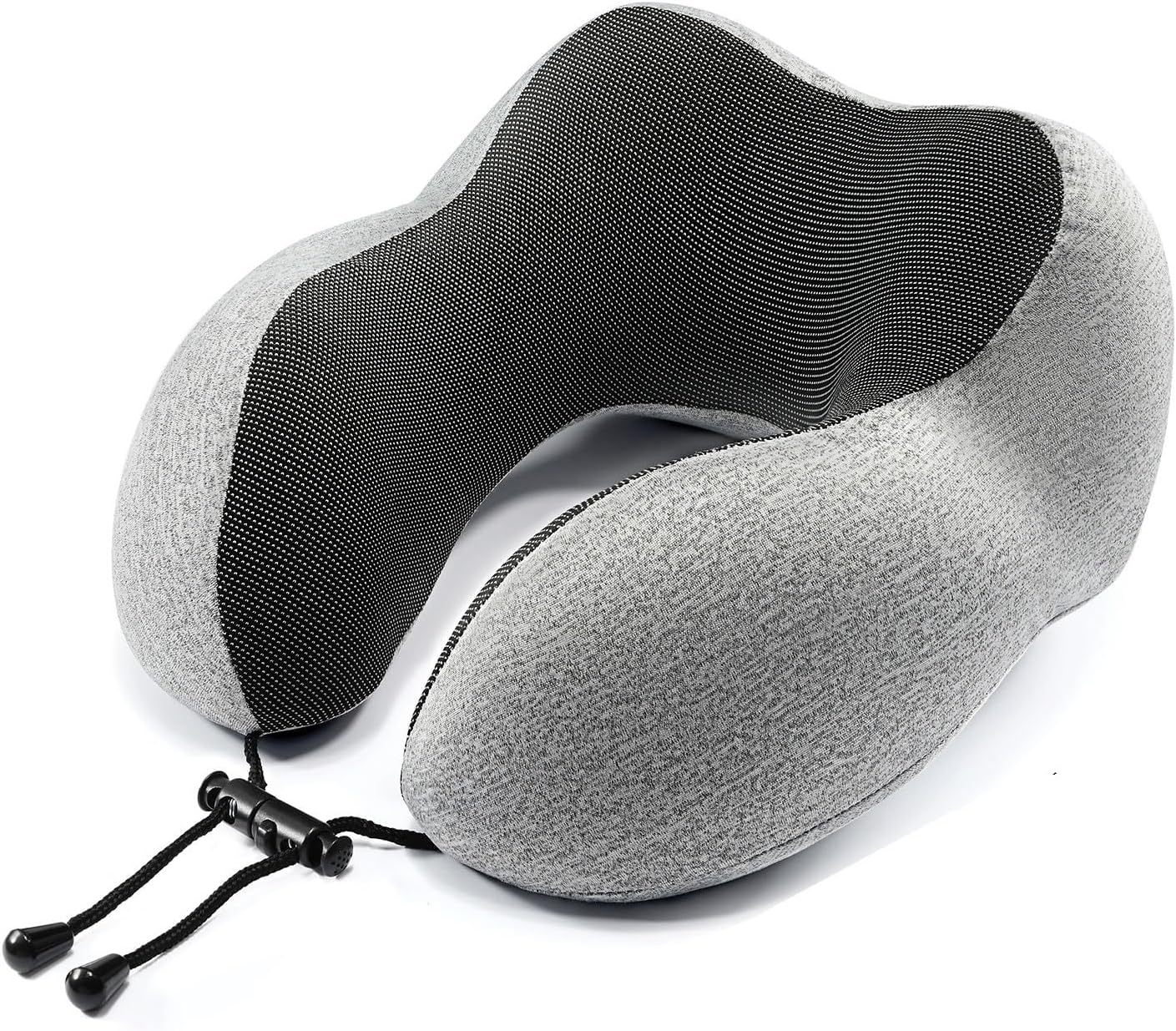HomeifyAirplane Neck Pillow Travel Pillow 100% Pure Memory Foam Travel Pillow, Comfortable & Breathable Cover, Machine Washable,