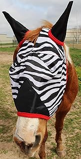 Horse Summer Airflow FlyMask Zebra 73259