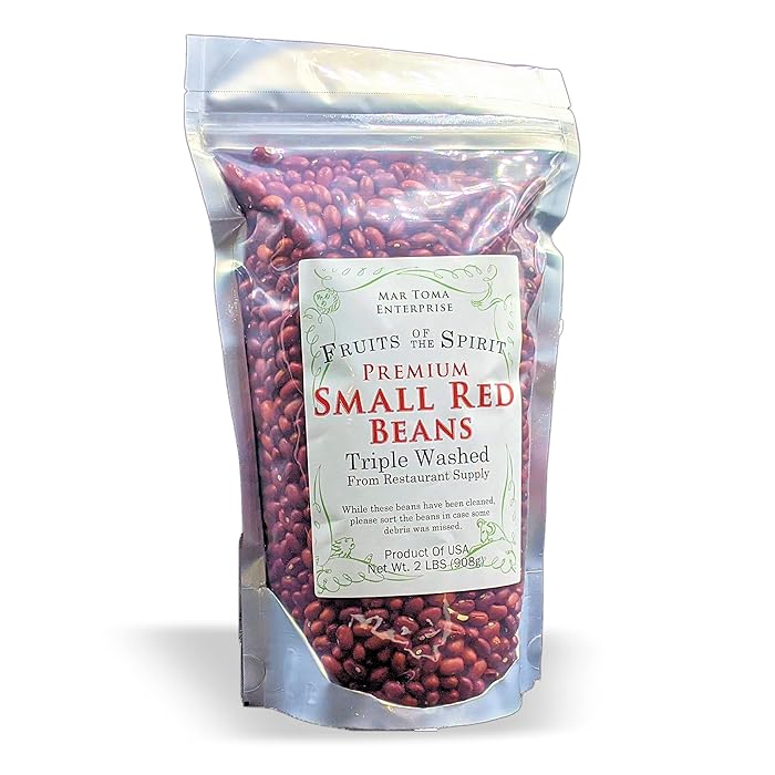 Buy FOTS Small Red Beans Dry 2 Pounds, Great For Louisiana Style Red