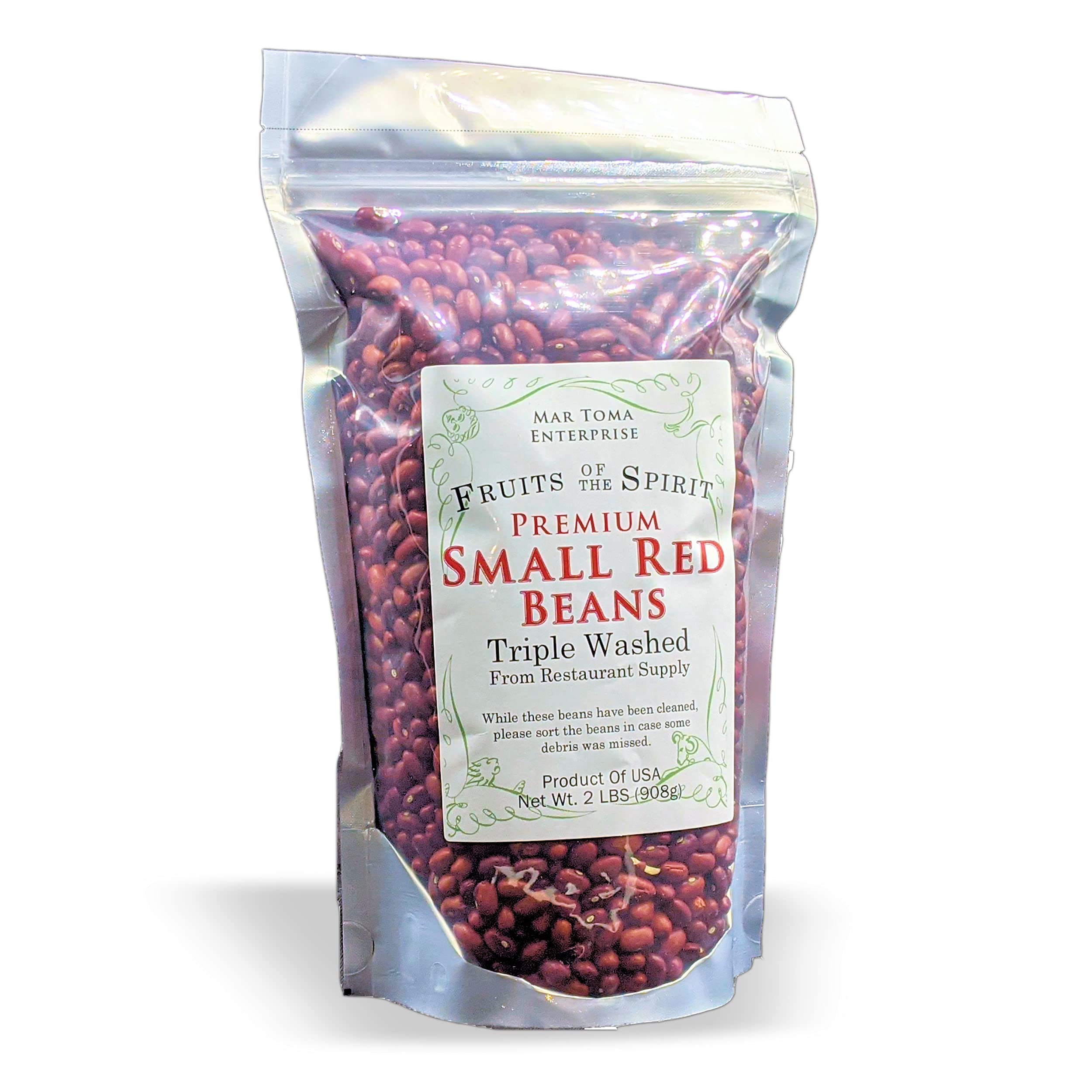 Buy FOTS Small Red Beans Dry 2 Pounds, Great For Louisiana Style Red