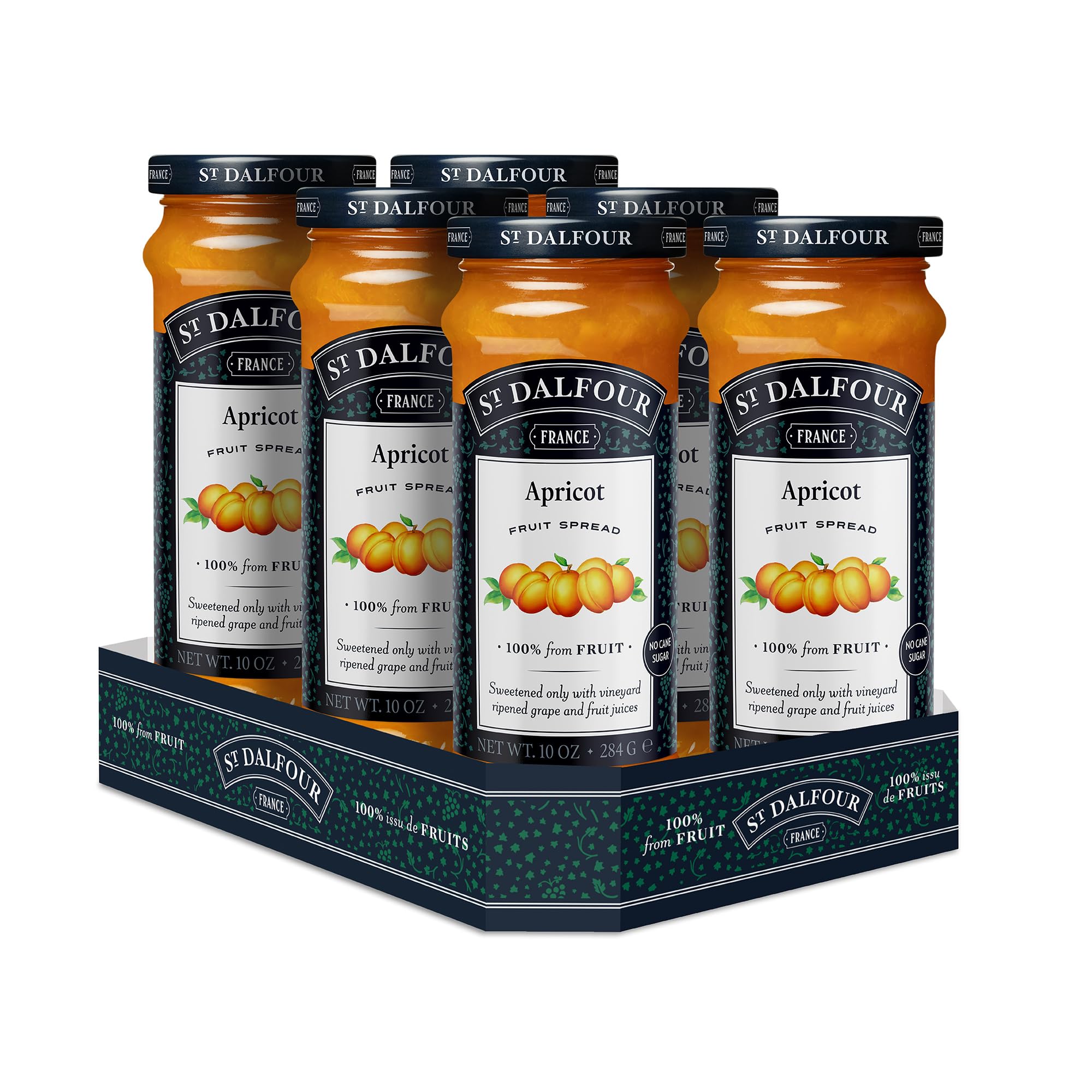 St. Dalfour Apricot / 10 Ounce (Pack of 6) / 6 Jams & Preserves