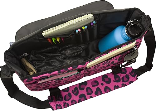 Miniatura 9 de Wildkin Jumpstart Bolso de mensajero, Leopardo rosa, talla única , Pink Leopard