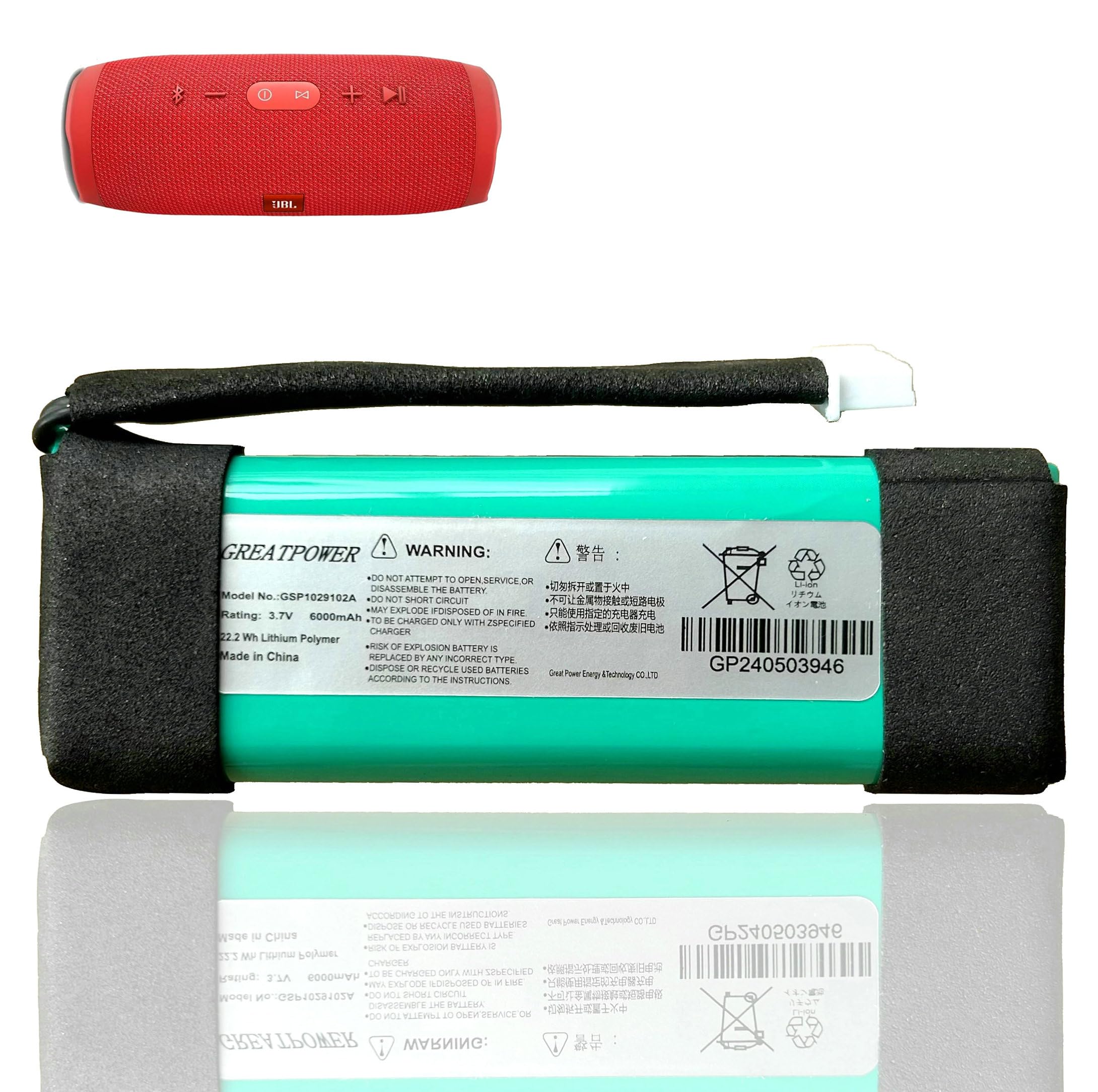 Batería de repuesto para JBL Charge III Charge Three