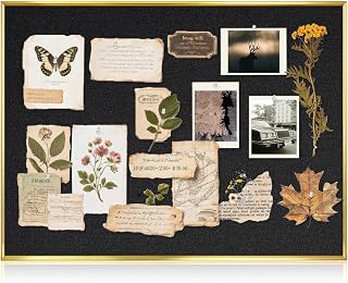 Linen Bulletin Board, 24"x18" Decorative Fabric Pin Board Vision Board