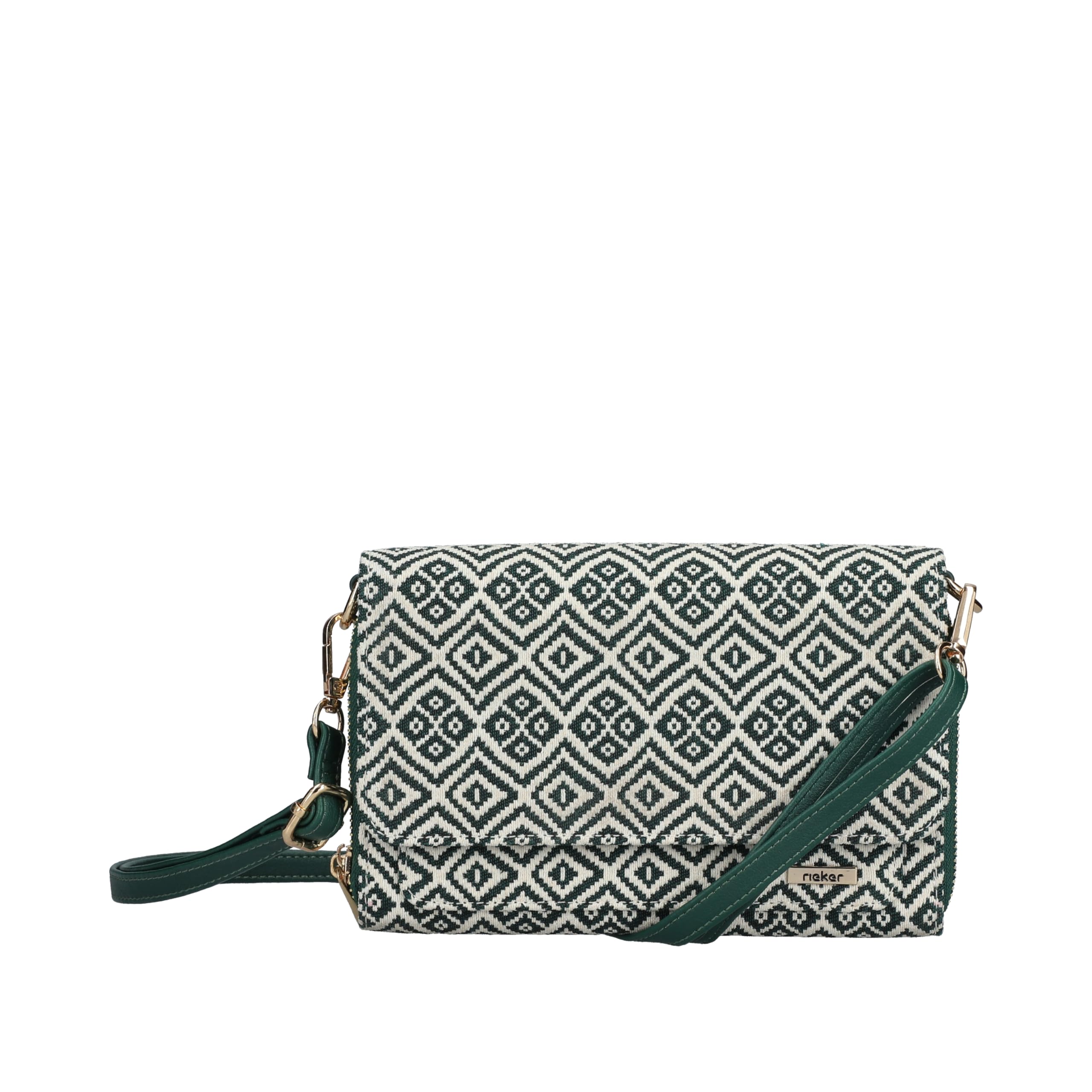 Rieker Women's H1512 Shoulder Bag, Black, black, S