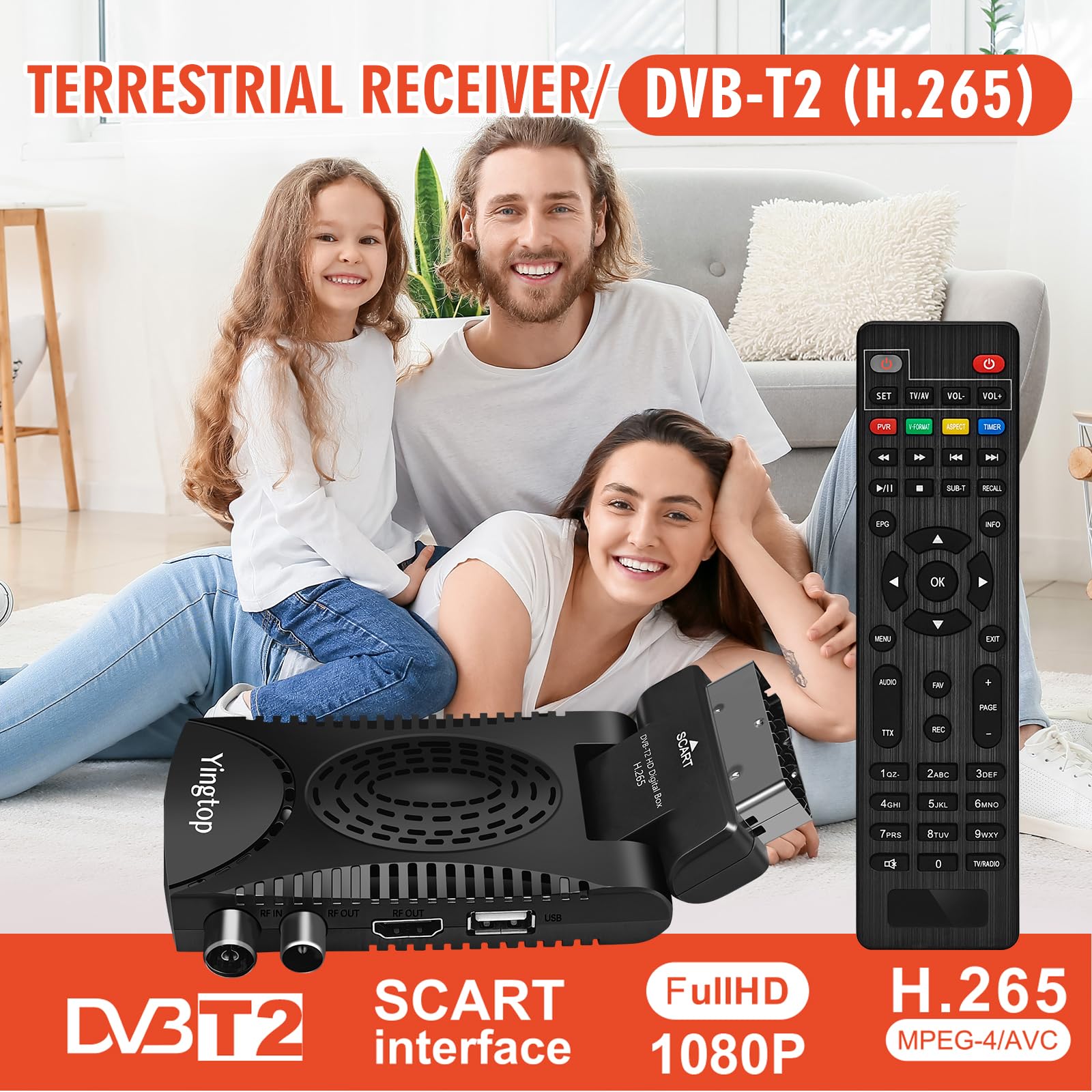 TDT HD Receptor, Decodificador Terrestre-H.265-02