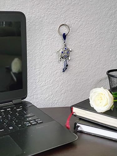 Miniatura 5 de LUCKBOOSTIUM Evil Eye Animal Keychain & Protection, Evil Eye Car Hanging Ornament, Rear View Mirror Accessories, Home Decor