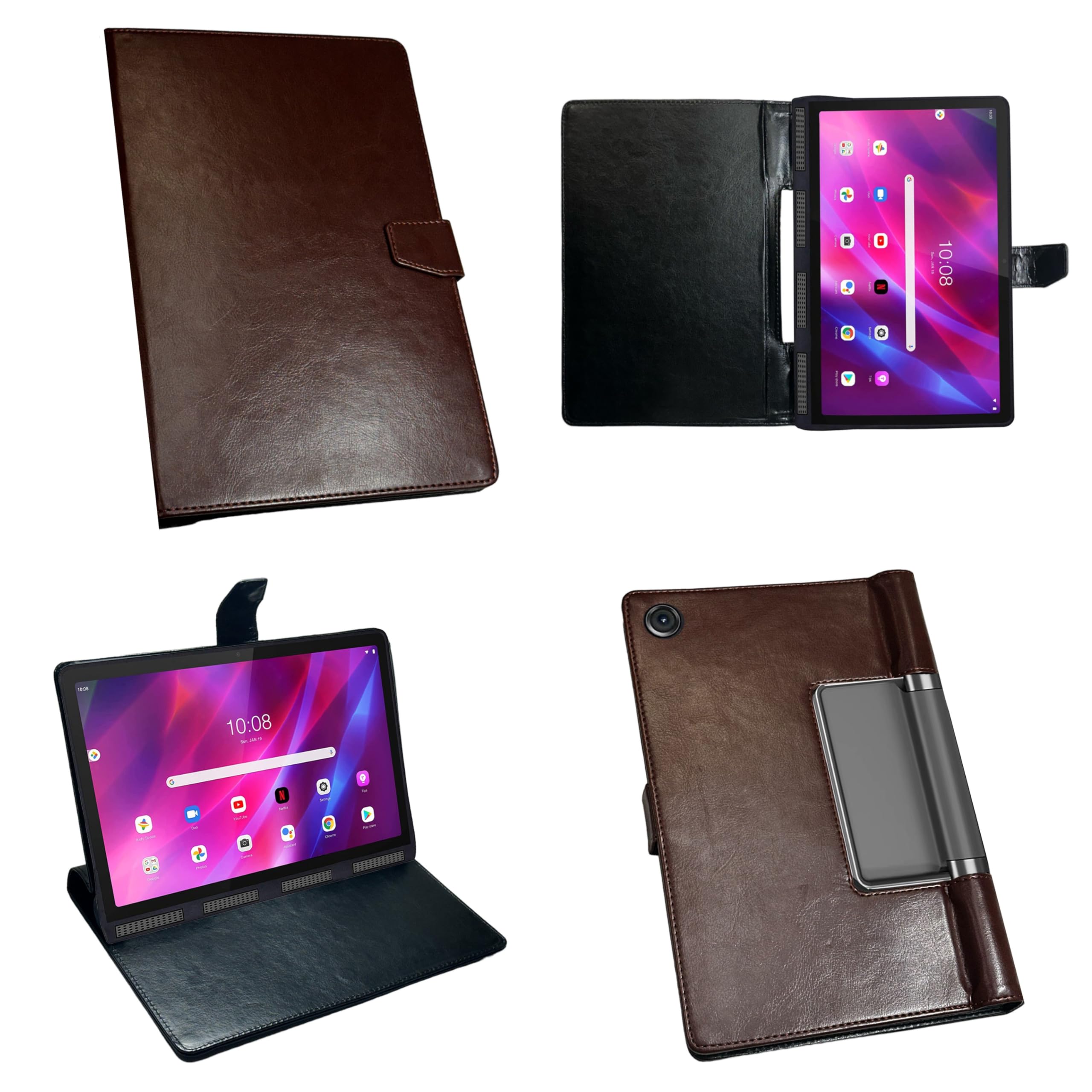 Zaoma Artificial Leather Flip case Cover with TPU Holder for Lenovo Tab Yoga 11 - Model No. : YT-J706X Tablets (YTJ706X_LTH04) (B0CWDDJFK2) Amazon Price History, Amazon Price Tracker