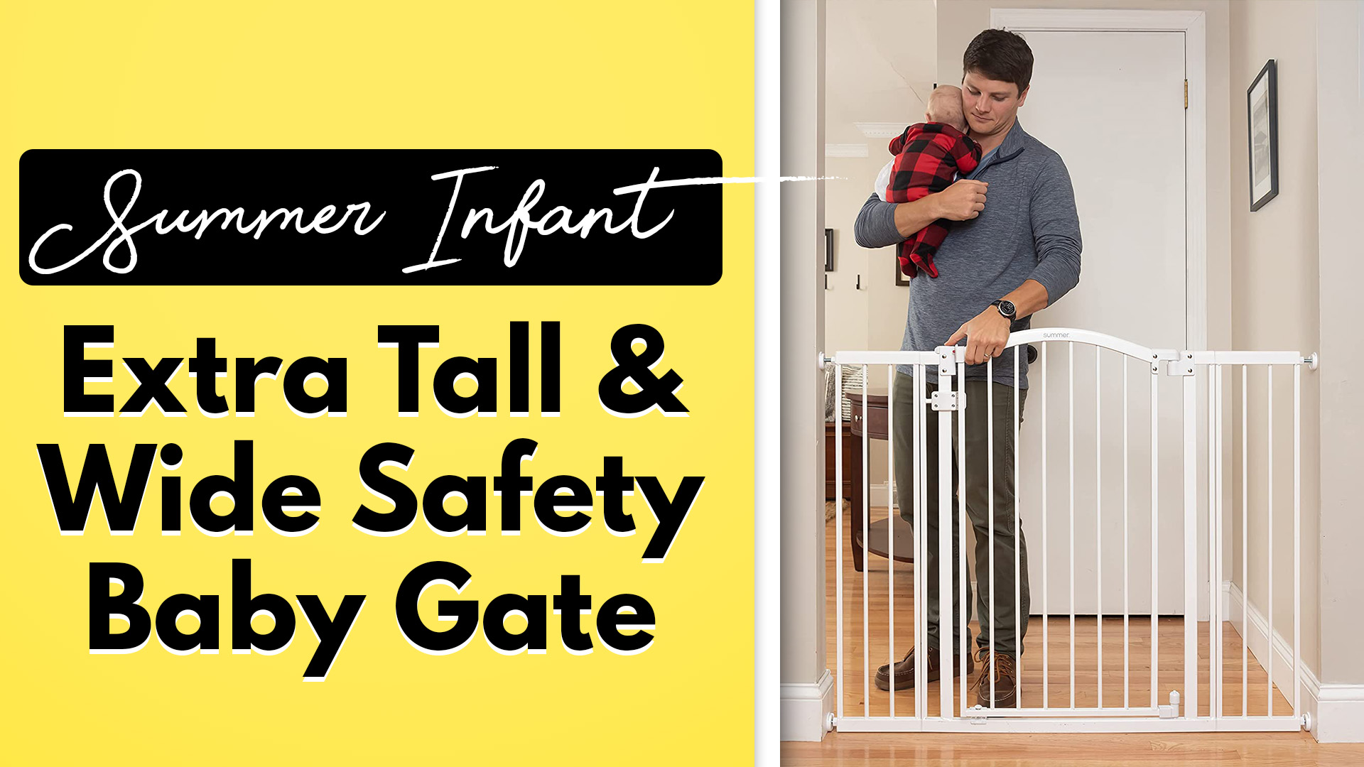 Watch Review: Summer Infant Extra Tall Baby Gate on Amazon Live