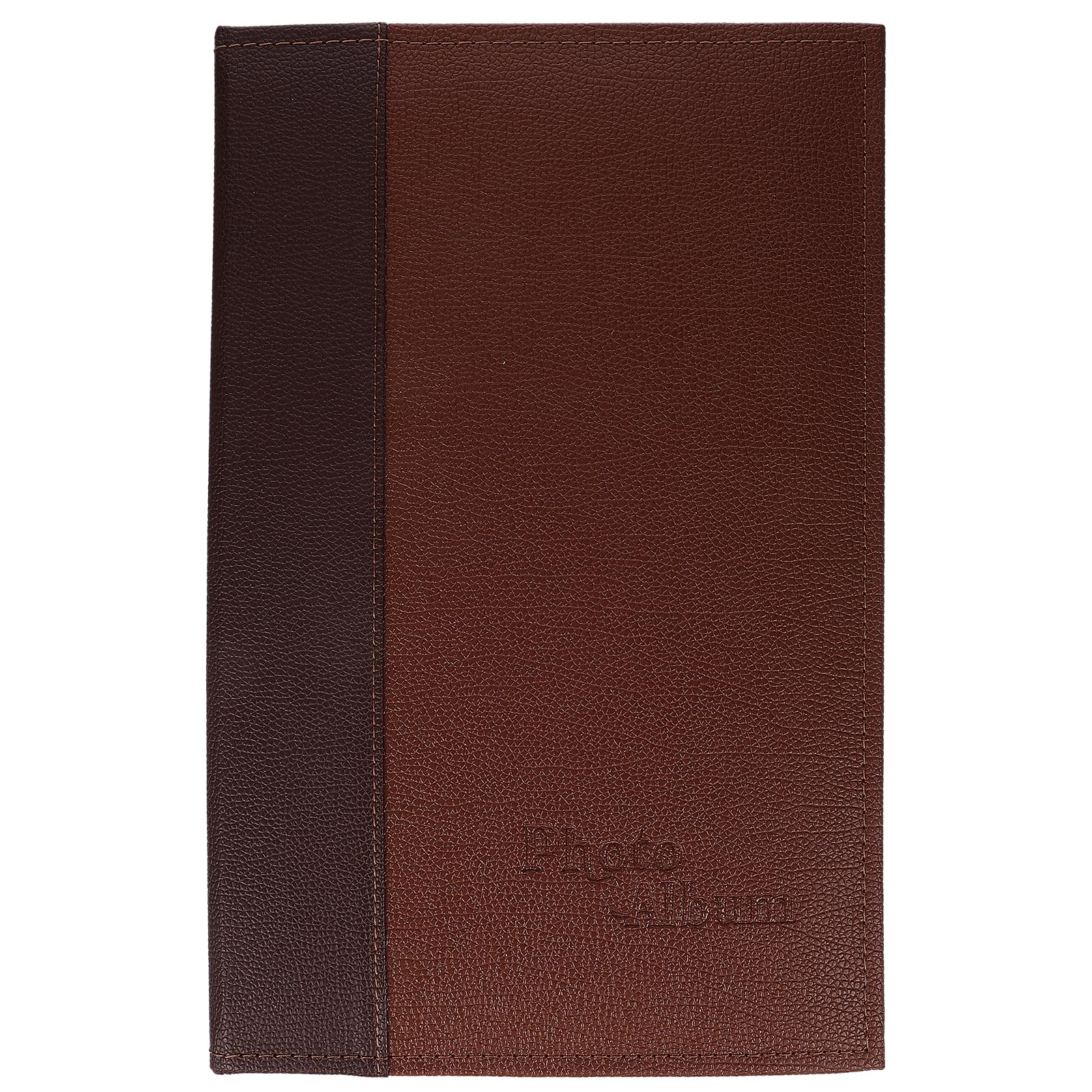 ERINGOGO Handgemachtes Fotoalbum mit Nachfüllseiten für DIY Fotos Format mit Postkartenfächern für Reisen Hochzeiten Familienfotos und Kreative Erinnerungen